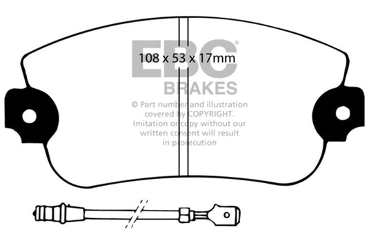Ebc DP2230 EBC Greenstuff Brake Pad Sets