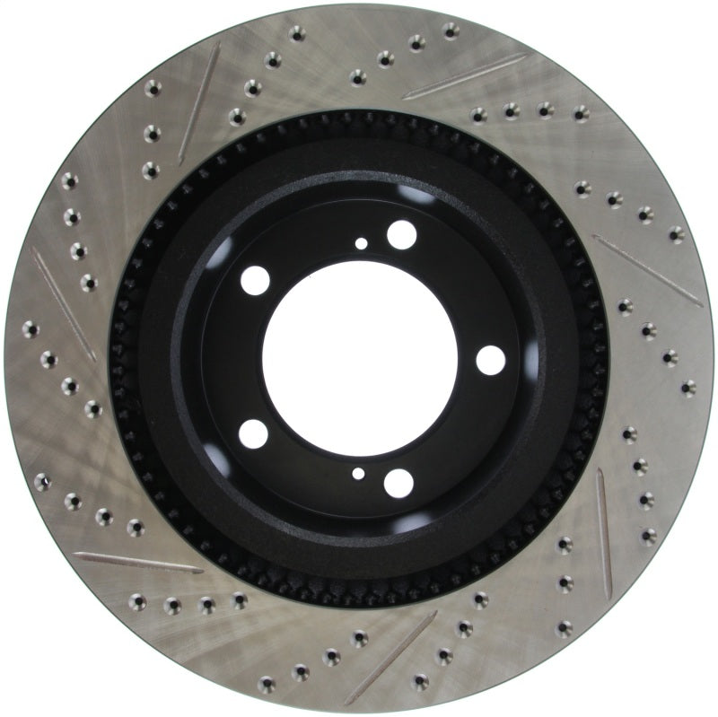 Load image into Gallery viewer, Stoptech 127.44156L ST Slot &amp; Drill Brake Rotors
