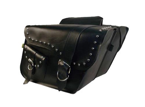 Willie & Max 58750-01 Ranger Studded Slant Saddlebag