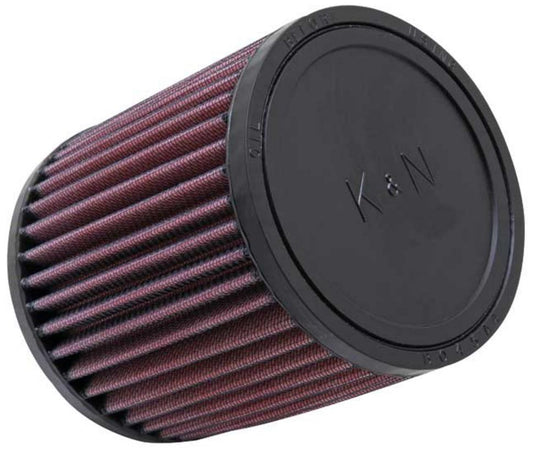 K&N Engineering RU-0910 Universal Round Straight Air Filter - Rubber End Cap