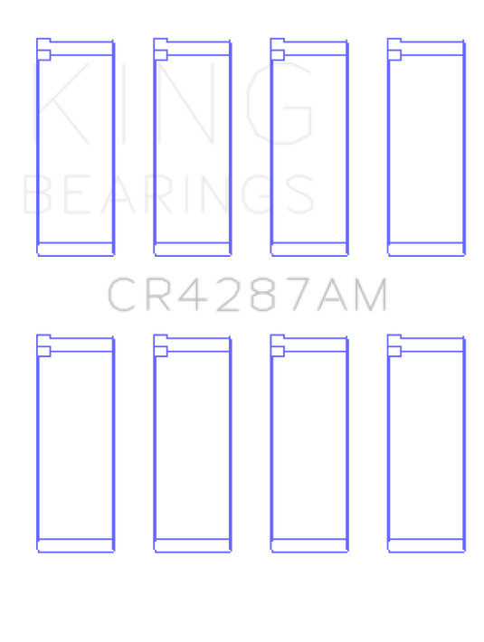 King Engine Bearings CR4287AM KING Connecting Rod Bearings