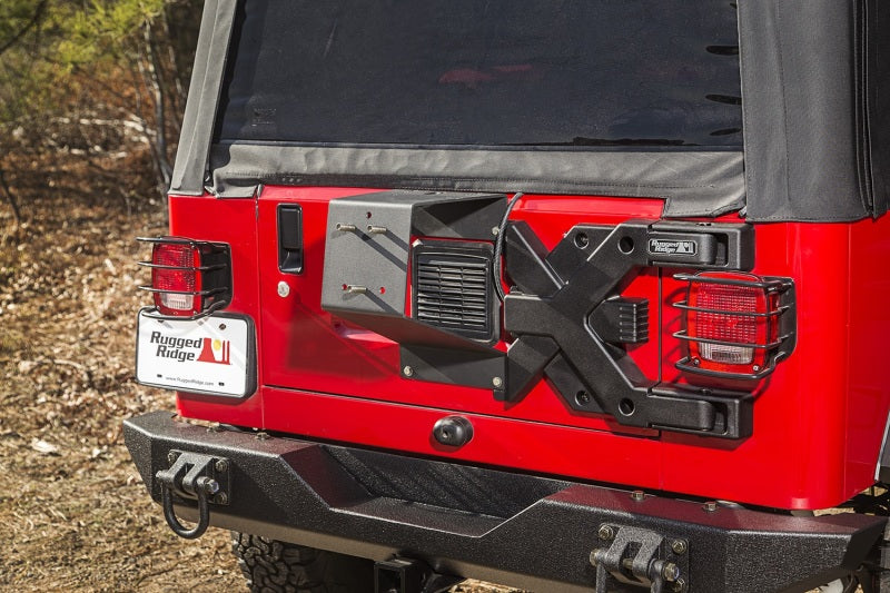 Load image into Gallery viewer, Rugged Ridge 11546.62 RUG Spare Tire Carriers
