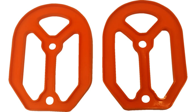 Drag Specialties 1620-2491 Optional Orange Insert for Qualifier Footpegs