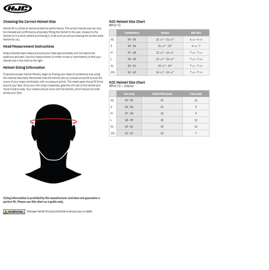 Hjc RPHA 72 Phyta Helmet (Medium, Red (MC-1))