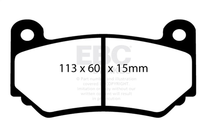 Ebc DP41377R EBC Yellowstuff Brake Pad Sets