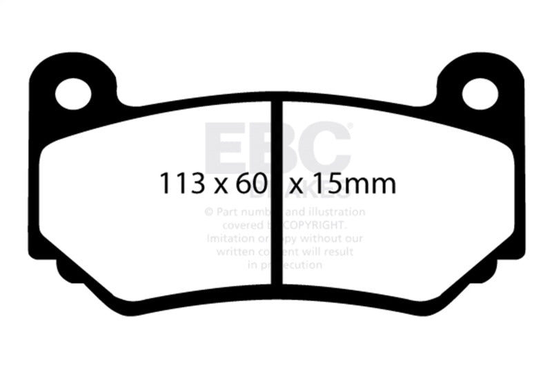 Load image into Gallery viewer, Ebc DP41377R EBC Yellowstuff Brake Pad Sets
