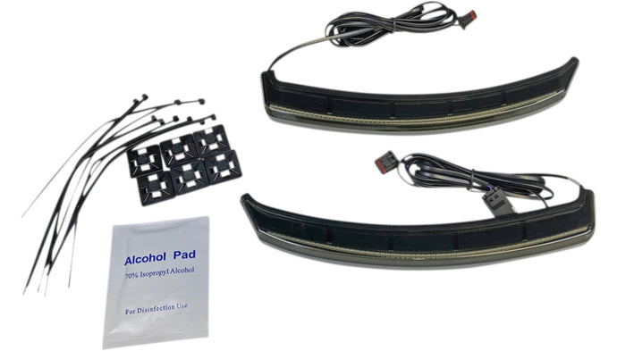 Custom Dynamics CD-INDBAG-SWN-S Low-Profile Bagz for Indian - Smoke Lens
