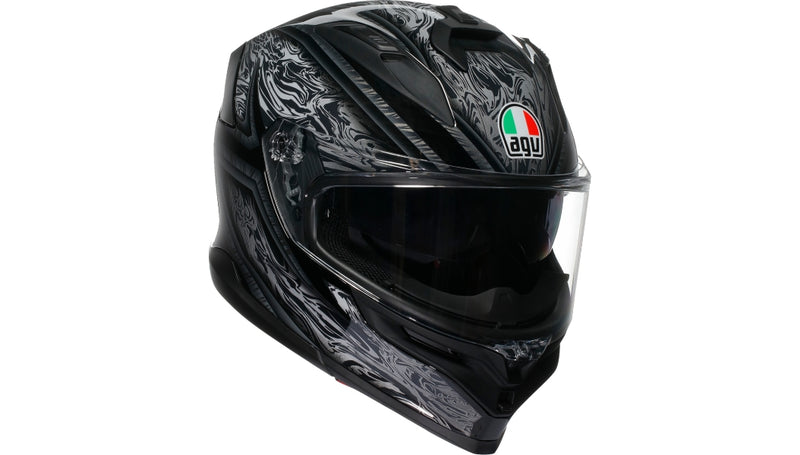 Load image into Gallery viewer, Agv K7 Damascus Helmet (Small, Black/Silver)
