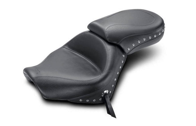 Mustang 76520 Wide Touring Two-Piece Seat - Studded