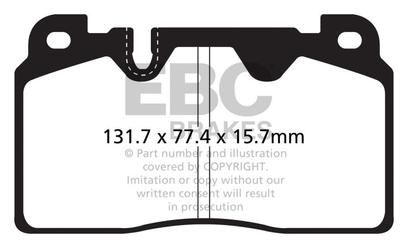 Load image into Gallery viewer, Ebc DP22168 EBC Greenstuff Brake Pad Sets
