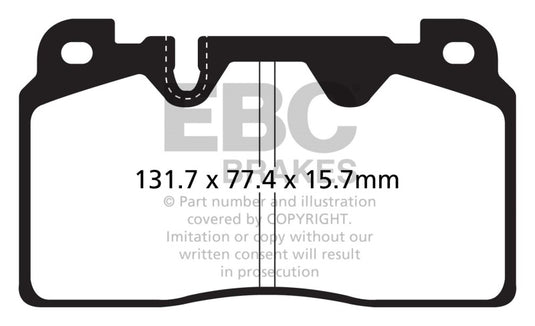 Ebc DP22168 EBC Greenstuff Brake Pad Sets