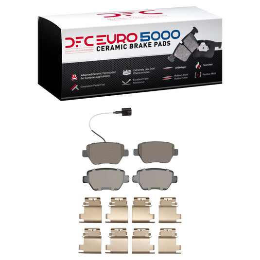 Dfc 1600-1851-01 DFC Euro 5000 Ceramic Brake Pads