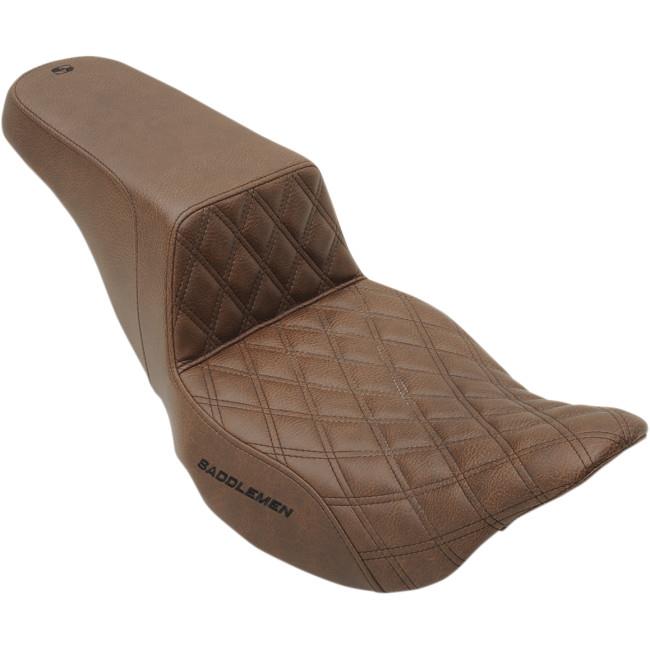Saddlemen 808-07B-172BR Step-Up Front LS Seat - Brown