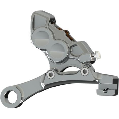 Arlen Ness 02-324 4-Piston Brake Rear Caliper/Bracket - Chrome
