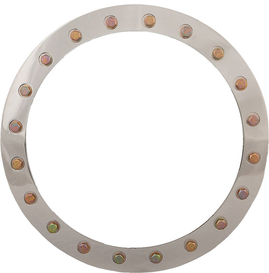 Raceline Wheels RBL-14P-A71-RING-20 Replacement Beadlock Ring - Polished - 14in.