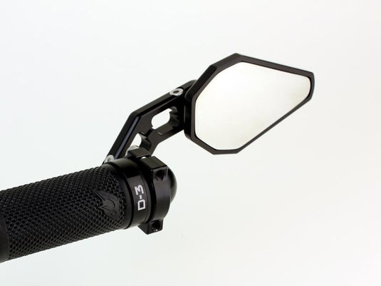 Driven Racing DXM-BK D-Axis Bar End Mirror - Black