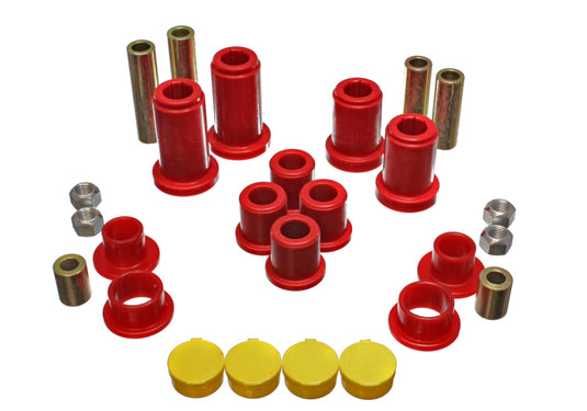 Energy Suspension 3.3190R ES Cntrl Arm Bushings - Red