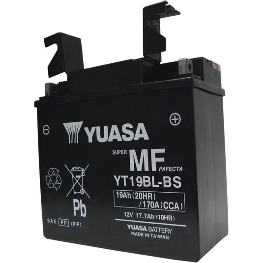Yuasa YUAM6219BL High Performance Maintenance Free Battery - YT19BL-BS