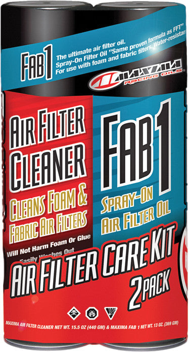 Maxima 70-799202 Air Filter Maintenance Care Kit Combo - 2 Pack