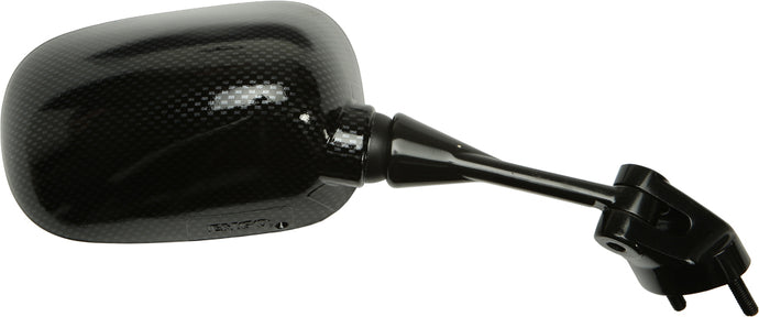 Emgo 20-43013 OEM Style Mirror - Carbon Fiber Finish - Right