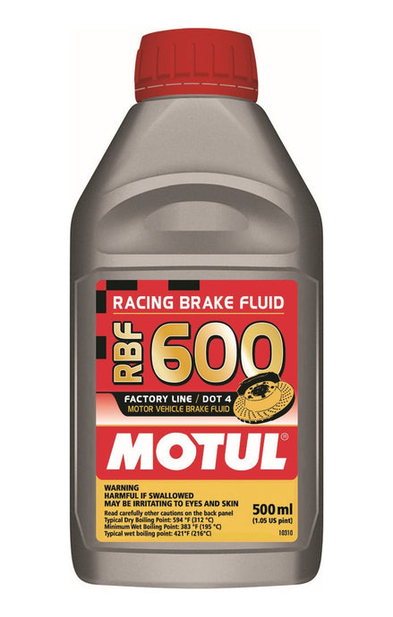 Motul 100949 RBF600 Racing Brake Fluid - 500ml