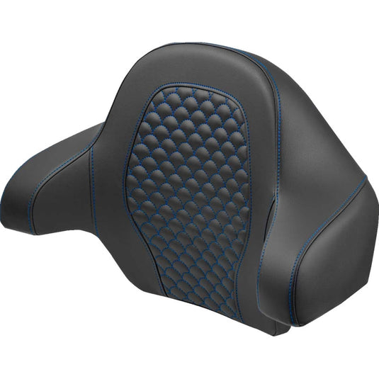 Saddlemen 814-07-20901 Roadsofa Tour-Pak Backrest Pad for King Tour-Pak - DS with Blue Stitching