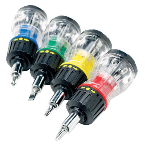 Performance Tools W38927 7 In 1 Stubby Screwdriver Set
