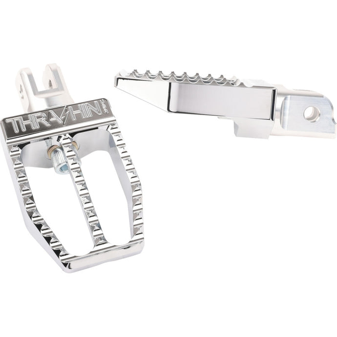 Thrashin Supply Company TSC-2019-3-SF Militant Driver Footpegs - Chrome