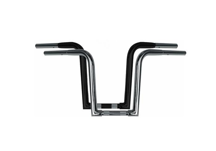 Wild 1 WO622B 1-1/4in. Chubby Outlawz Springer Ape Hanger Handlebar - 12in. - Black