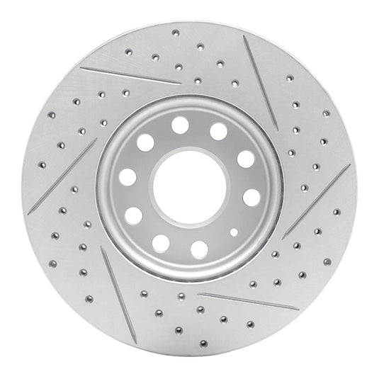 R1 Concepts 830-74028L RNC Geo-Carbon Rotor - Drill & Slot