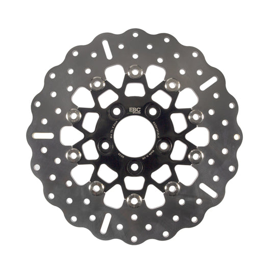 Ebc Powersports RSD018CBLK EBC Black Chrome Rotors
