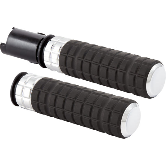 Arlen Ness 500-063 SpeedLiner Grips - Chrome