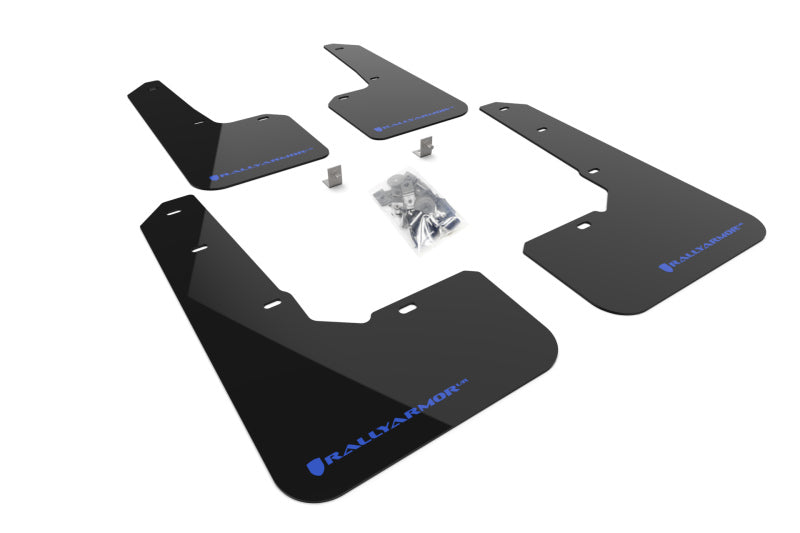 Load image into Gallery viewer, Rally Armor MF76-UR-BLK/BL RAL UR Blk Flap/Blue Logo
