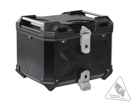 Sw-Motech ALK.00.733.15000/B Trax Adventure 38-Liter ALU-BOX Top Case - Black