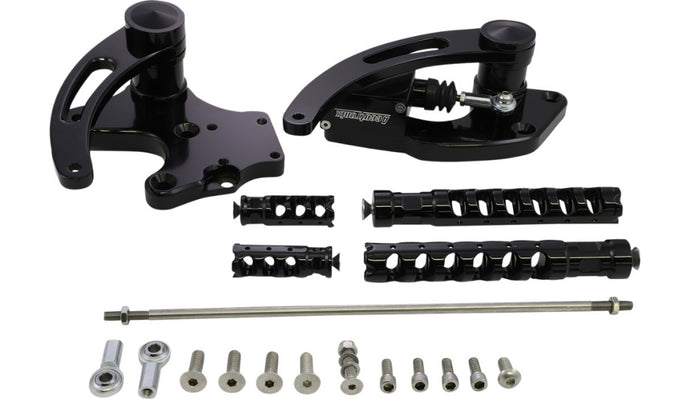 Accutronix FC106-XSAKB Muzzle Brake Forward Control - Black - 3in. Extended