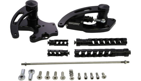 Accutronix FC106-XSAKB Muzzle Brake Forward Control - Black - 3in. Extended