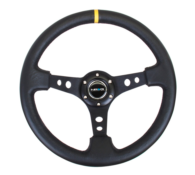 Load image into Gallery viewer, Nrg RST-006BK-Y NRG Steering Wheels - Reinforc
