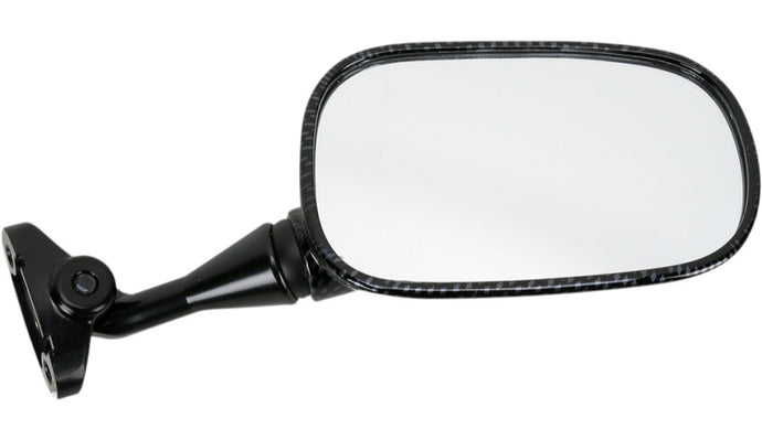 Emgo 20-87033 OEM Style Mirror - Carbon Fiber - Right