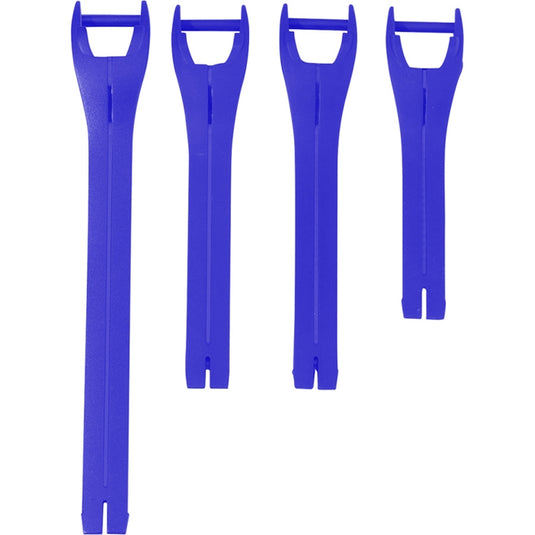 Moose Racing Qualifier Boot Strap Kit - Blue - 7-9
