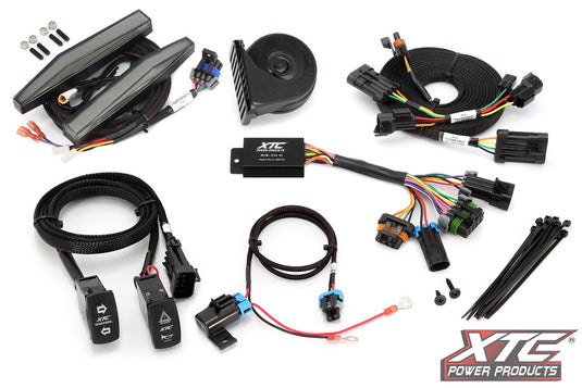 Xtc Power Products ATS-KAW-MPRO-DRL Auto Turn Signal Kit - with Horn and Front DRL Lights Can