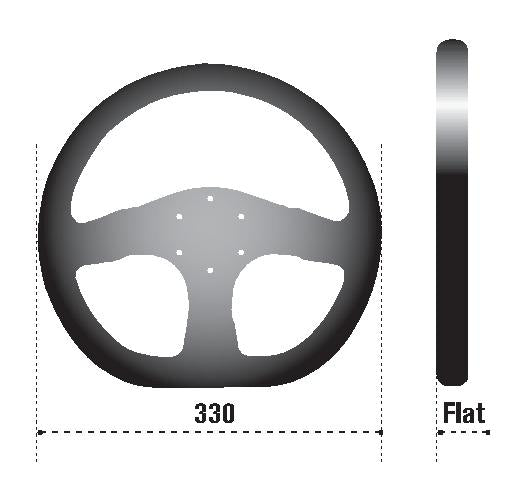 Sparco 015TRGS1TUV SPA Steering Wheel