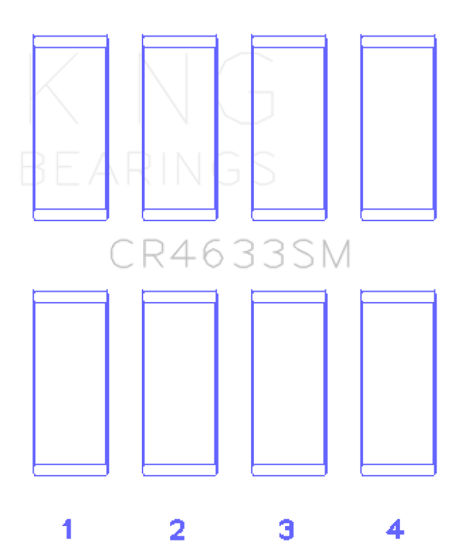 Load image into Gallery viewer, King Engine Bearings CR4633SM KING Connecting Rod Bearings
