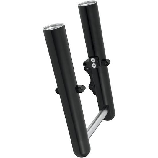 Arlen Ness 06-523 Hot Legs Single Disc Fork Leg Set - Smooth - Black
