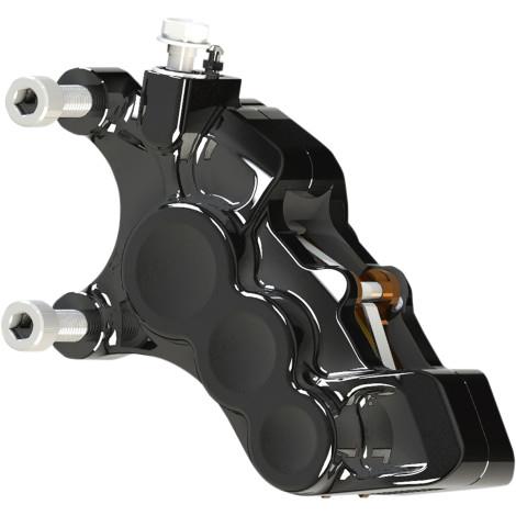 Arlen Ness 02-215 6-Piston Differential Bore Front Brake Caliper for 11.8in. Rotors - Left Side - Black