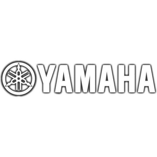 Factory Effex 06-94212 Die Cut Sticker - 1ft. Logo - Yamaha - White