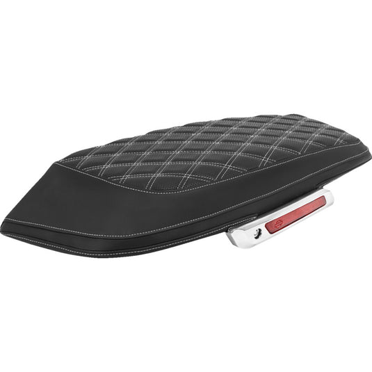 Saddlemen L870-23-18406 Lattice Stitched Saddlebag Lid Cover - White
