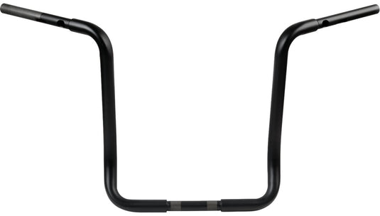 Drag Specialties 0601-6553 1 1/4in. Buffalo Bar - 17in. Ape Hanger Bend for Springer - Flat Black