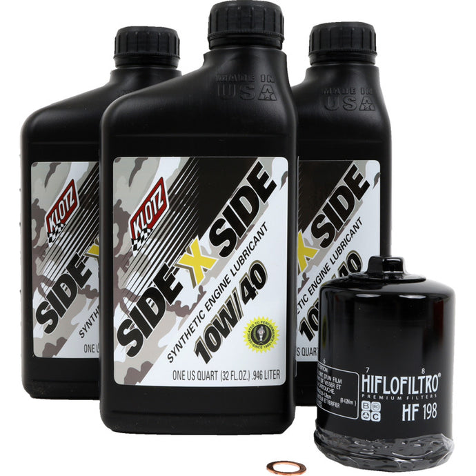 Klotz Oil KU-110 Side-by-Side Oil Change Kit - 10W-40
