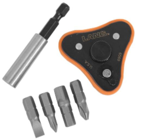 Lang Tools 5222 6 Piece Finger Ratchet Bit Driver Kit