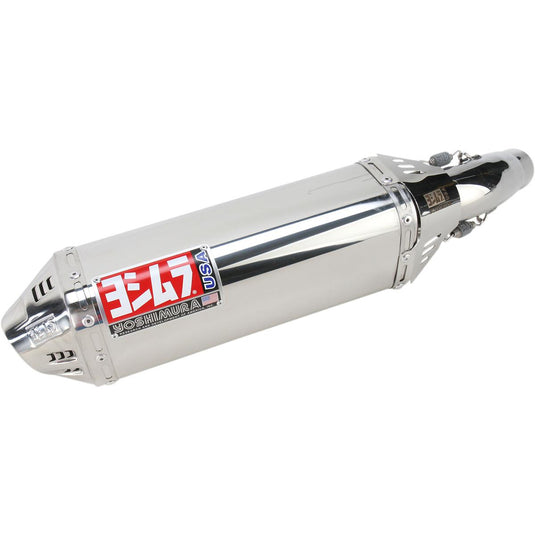 Yoshimura 1160027550 TRC Street Series Slip-On - Stainless Steel Muffler - Stainless Steel End Cap
